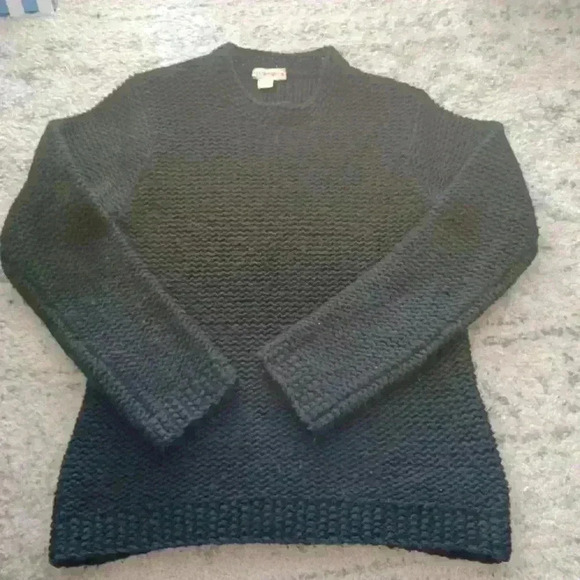 J.Crew Women's Black Wool Blend Knit Sweater M - Picture 2 of 11